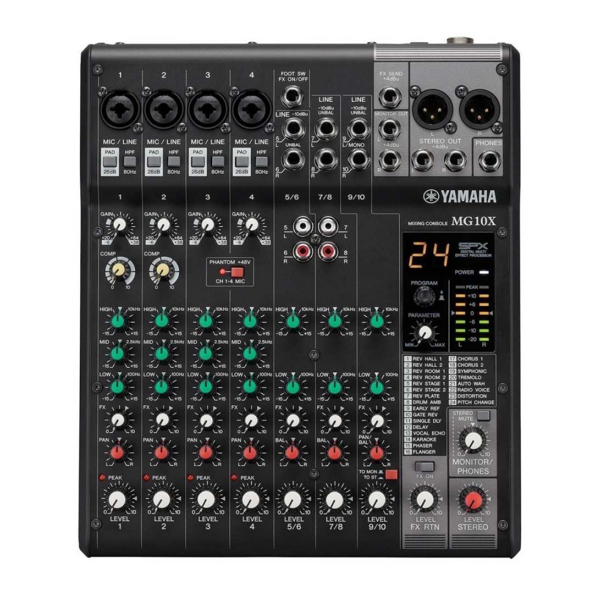62083_4.jpg Consola Mixer Yamaha MG10XCV - Imagen 1