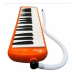 Melódica A Piano Bee 32 Notas con Funda Manguera Color Naranja - Imagen 4