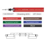 Cable Plug Macho Mono a Plug Macho Mono de 3 Metros Roxtone MGJJ110L3 Color Negro - Imagen 2