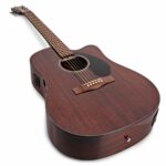 Guitarra Electroacustica Fender CD-60SCE Dreadnought Todo Caoba - Imagen 6
