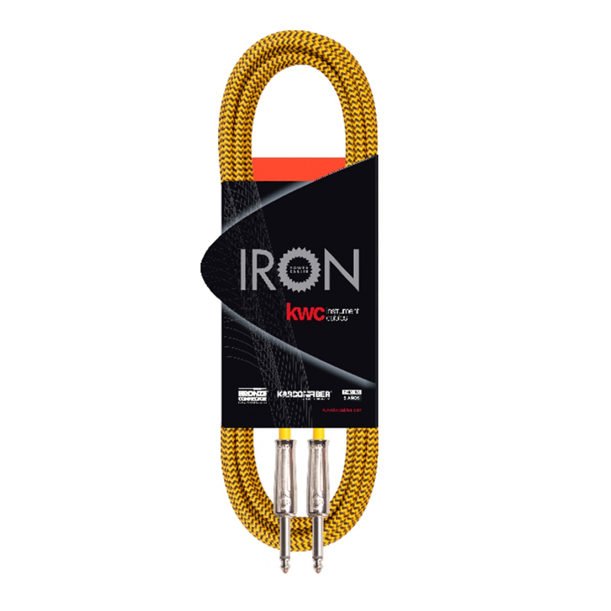 62637_4.jpg Cable Kwc Iron Plug/Plug Mallado X 6 Metros Amarillo - Imagen 1