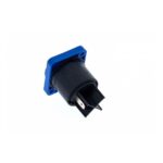 Ficha Chasis Powercon Azul Hembra (In) Amphenol HP-3MD - Imagen 2
