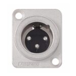 Conector canon 3P macho AMPHENOL AC3MDZ - Imagen 3