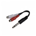 Cable Adapaptador 6.5St/2 Hem Rca