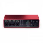 Interfaz Placa de Audio Focusrite Scarlett 18i16 4ta Gen - 18 Entradas, 16 Salidas, MIDI y USB