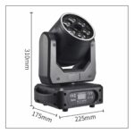 Cabezal Móvil E-Lightning-DJ SHAPES-615 - Imagen 3