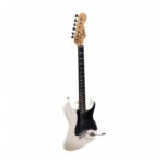 Guitarra Eléctrica Leonard Stratocaster Blanca Le362Wh 3 Mic Single