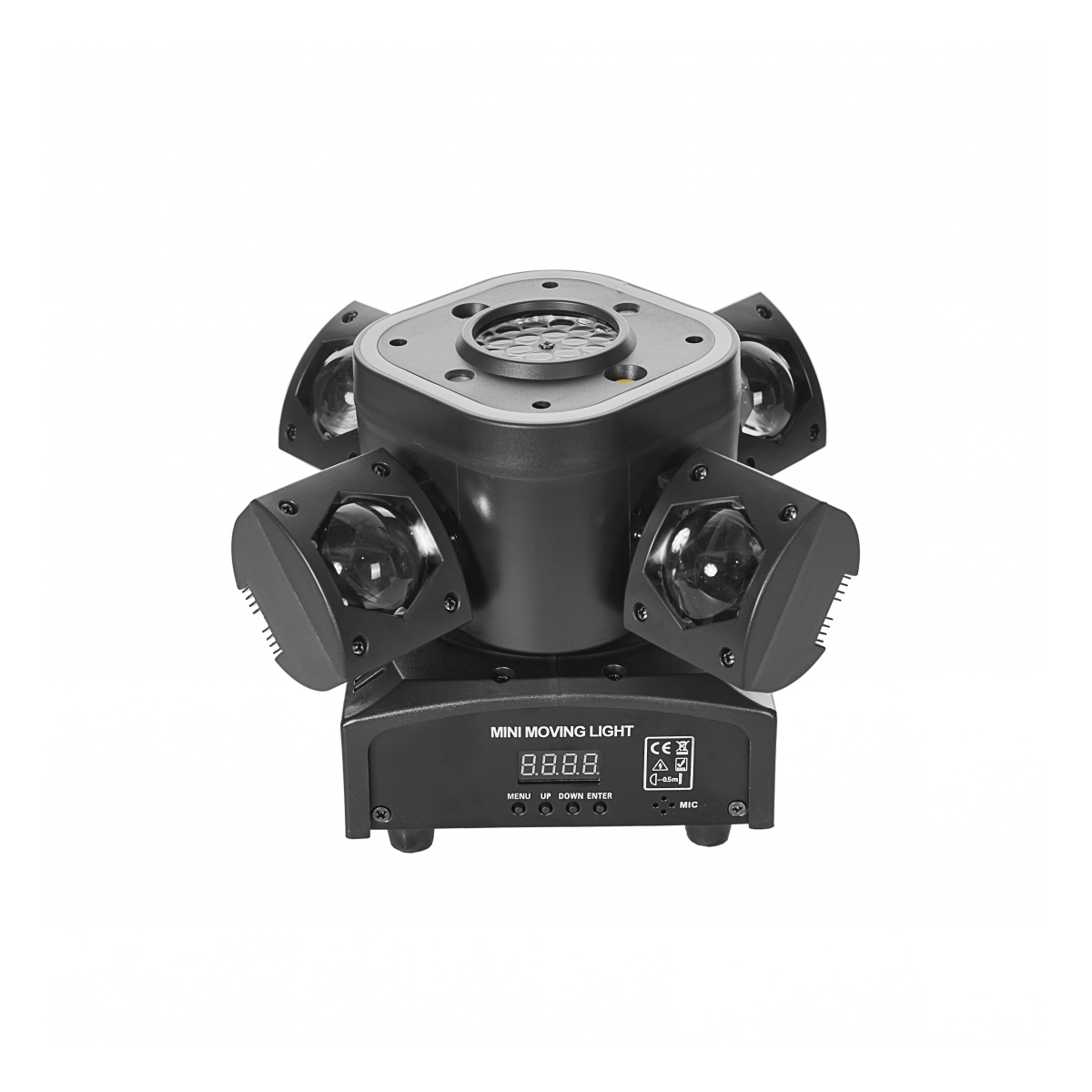 65105_4.jpg Mini Cabezal Movil Multiefecto led con laser 4 en 1 Macrolite Squad, 80w - Imagen 1