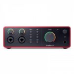 Interfaz Placa de Audio Focusrite Scarlett 4I4 4ta Gen - 4 Entradas, 4 Salidas, MIDI y USB - Imagen 3