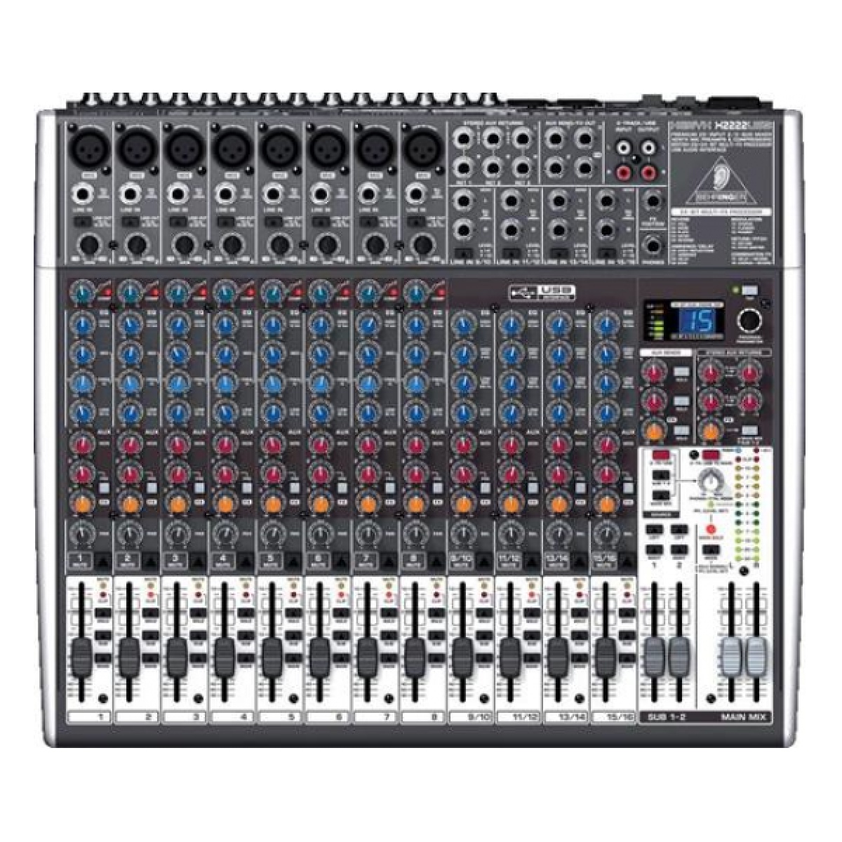 6714_4.jpg Mesa de Mezcla Analógica Xenyx X2222USB - 16 Canales con Efectos y USB - Imagen 1