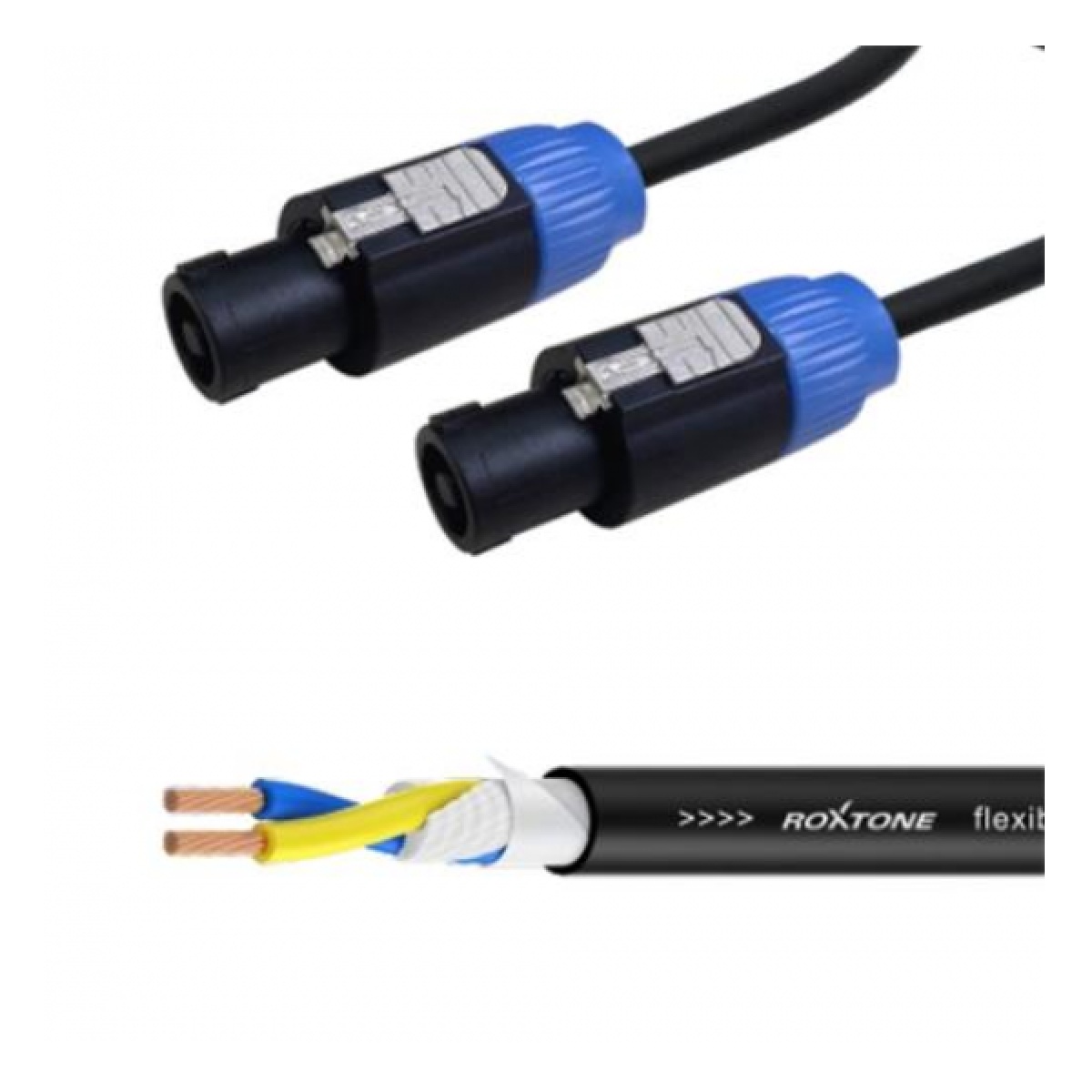 7273_4.jpg Cable Roxtone SSSS210L10 Speakon Macho A Speakon Macho 2 Contactos 10 Metros - Imagen 1