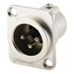 Conector canon 3P macho AMPHENOL AC3MDZ