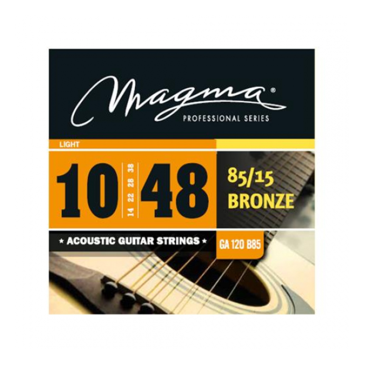 8064_4.jpg Encordado para Guitarra Acústica Magma 85/15 Bronze 010 L - Imagen 1