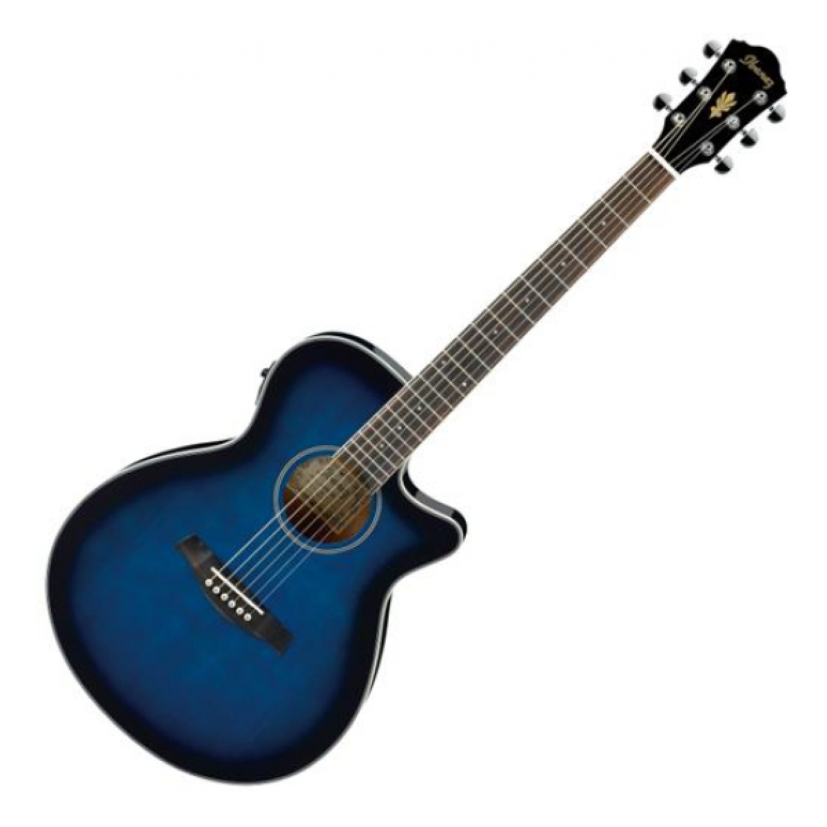 8585_4.jpg Guitarra Electroacústica Ibanez AEG8ETBS, Transparent Blue Sunburst - Imagen 1