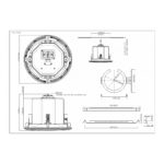 Parlante de Instalación de Techo Pasivo Pioneer CM-C56T-W - 6.5" 60W RMS - Imagen 7