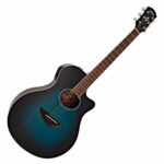 Guitarra Electroacústica Yamaha APX600OBB Oriental Blue Burst