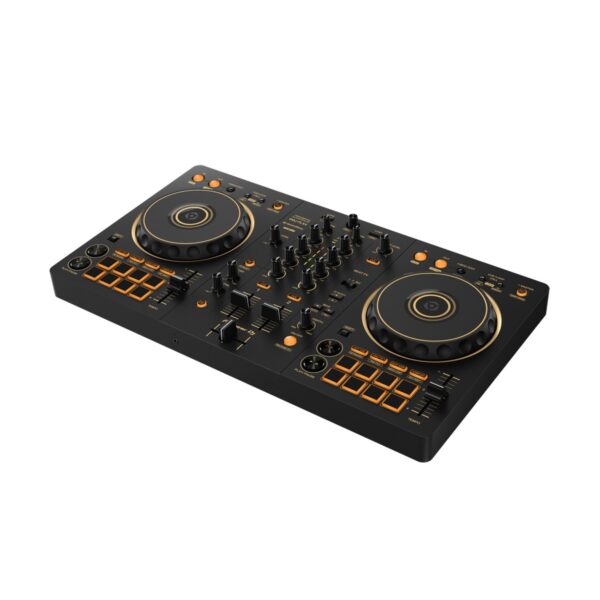 Controlador DJ Pioneer DDJ-FLX4-N, 2 Canales, Interfaz Integrada, Rekordbox, USB-C, Dorada